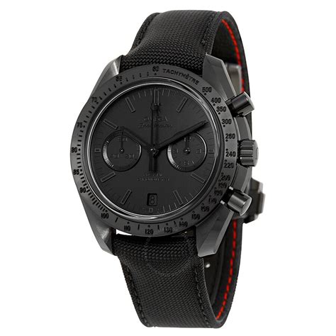 omega black black speedmaster|Omega Speedmaster moonwatch dark side.